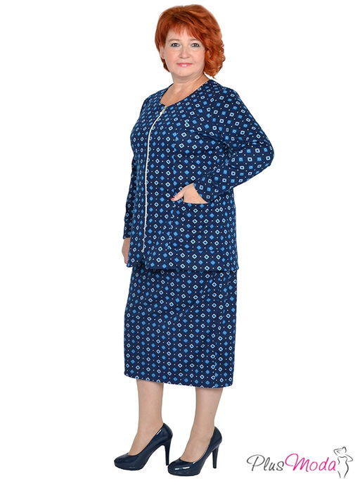 Юбка Модель №1373 размеры 44-84 - Plusmoda фото 4