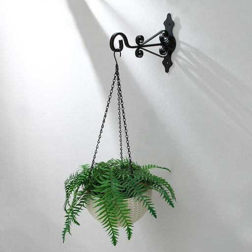 Кронштейн для кашпо кованый, 25 см, металл, чёрный - Simaland фото 10