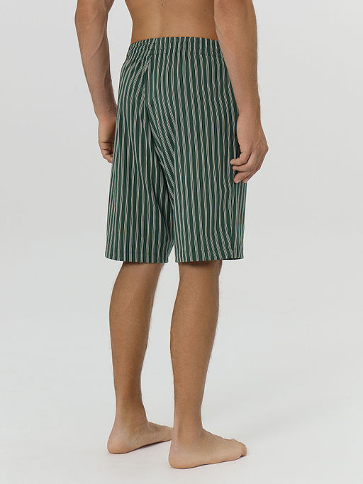Шорты мужские домашние зеленые в полоску - Mark formelle фото 2