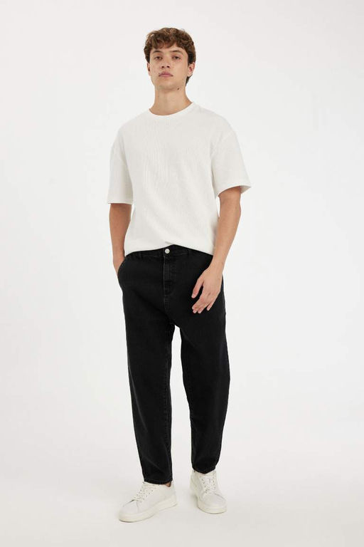 Свободные джинсовые брюки скинни с напуском - Defacto фото 13