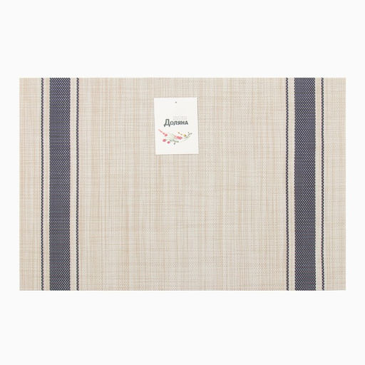 Салфетка на стол Доляна, цв.беж/синий, 45*30см  фото 4