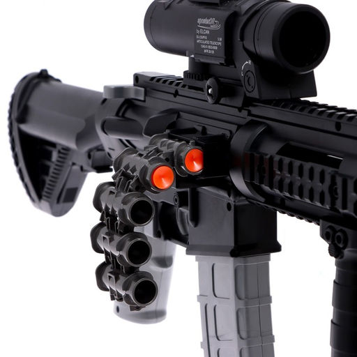 Автоматический бластер Профессионал, стреляет мягкими пулями - Simaland фото 6