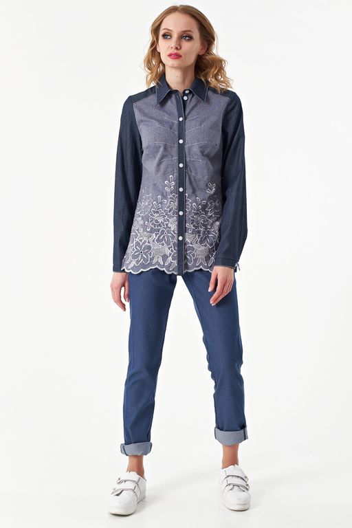 Рубашка М5-3978 - Wisell фото 3