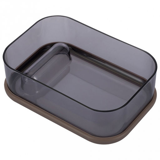 Терка из нержавеющей стали Linea Presto 18,8х13,5х6,6см, с контейнером, коричневый, Regent (Китай) - Домашняя мода фото 4