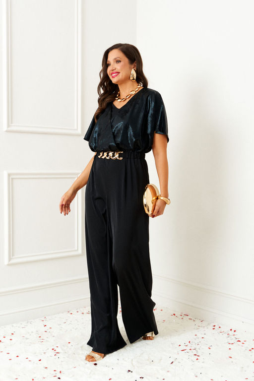 Комбинезон Beautiful Free 6391 черный-бархатный