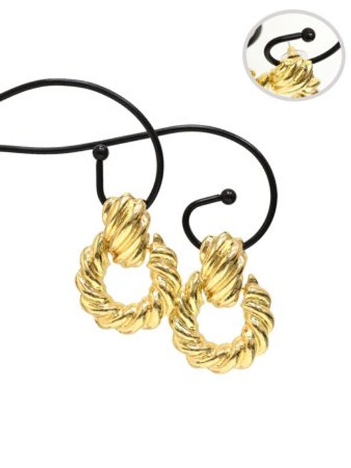 Серьги металл / 834 /уп 12/золото - Галеонтрейд фото 2