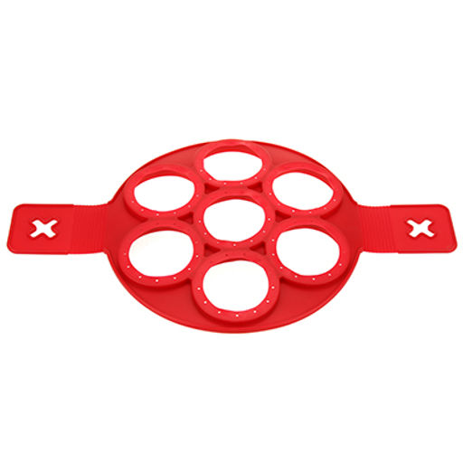 Форма силиконовая Для идеальных оладьев на 7 штук по д7см, д23см, цвета микс (Китай) - Домашняя мода фото 2