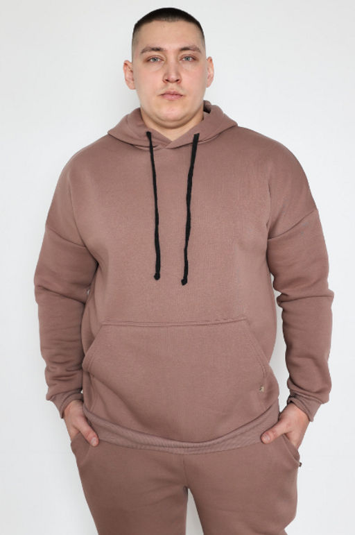 Утепленная толстовка джемпер Футер 3-х нитка начес - Solo mio фото 4