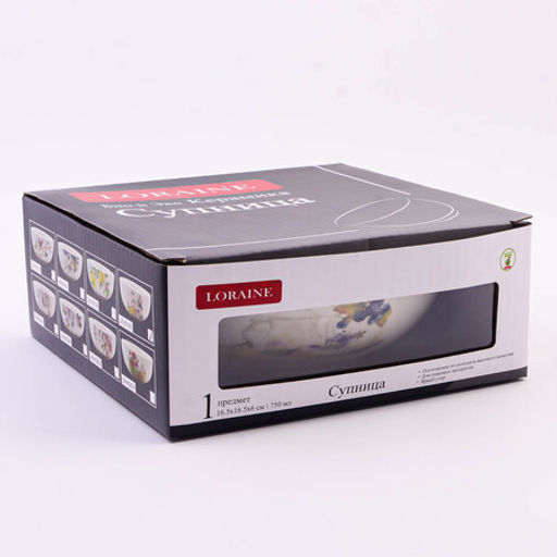 60186 Супница 750мл Утренняя свежесть доломит LR (х24) - Mayer&boch фото 3