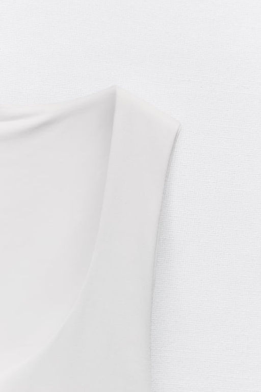POLYAMIDE TOP WITH WIDE STRAPS - Zara фото 47