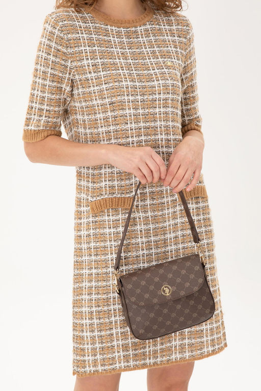 Женская коричневая сумка через плечо Неожиданная скидка в корзине - U.s. polo assn фото 2