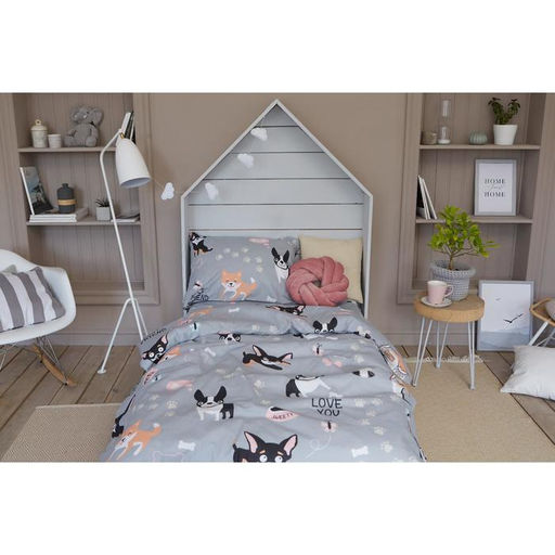 Постельное бельё 1.5-спальное «Этель» Best friend, бязь