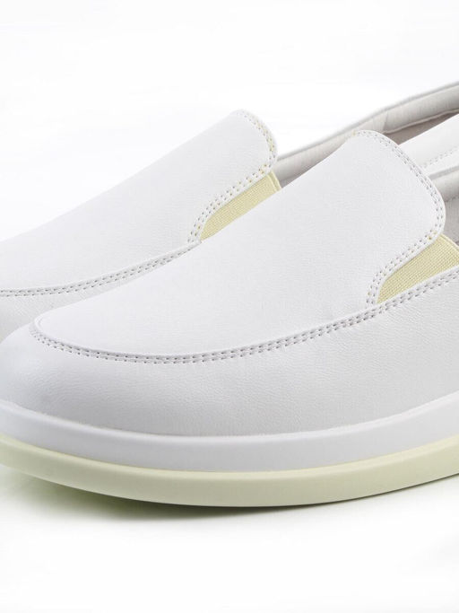 06-M27-6 WHITE Туфли женские (натуральная кожа)