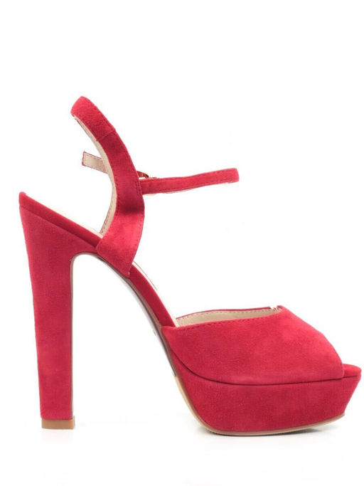 06-87VB RED Туфли женские (натуральная замша)