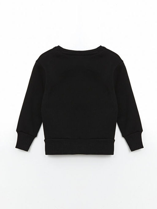 Bisiklet Yaka Bask?l? K?z ?ocuk Sweatshirt - Waikiki фото 2