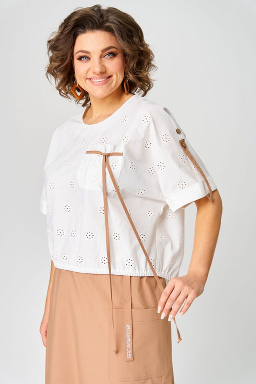 Костюм Aira Style 24122 молочно-бежевый