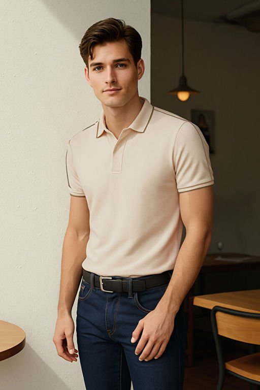 Ta_ Regular/Normal Kesim Biyeli %100 Pamuk Polo Yaka T-shirt TMNSS25PO00015 - Trendyolmilla фото 2