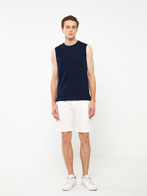 Slim Fit ?rme Erkek ?ort