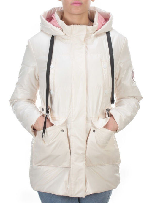 8251 MILK Куртка демисезонная женская BAOFANI (100 гр. синтепон) - Fashion фото 2