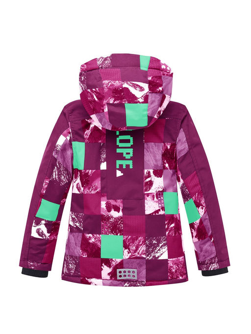 Горнолыжный костюм для девочки малинового цвета 9328M - Valianly фото 3