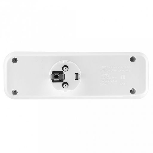 Разветвитель-тройник линейный, белый (Россия)