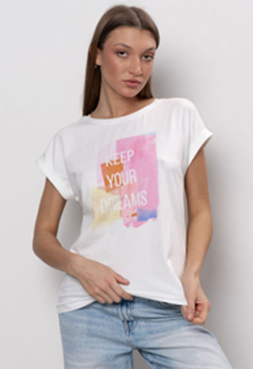 ФУТБОЛКА ЖЕНСКАЯ арт. 1900W-20207.2F-121.1250 - Almando melado фото 2