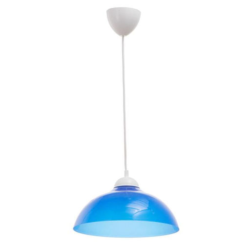 Люстра BayerLux 2211/1, Е27, 1×15 Вт, d=29 см, h=60 см, синий