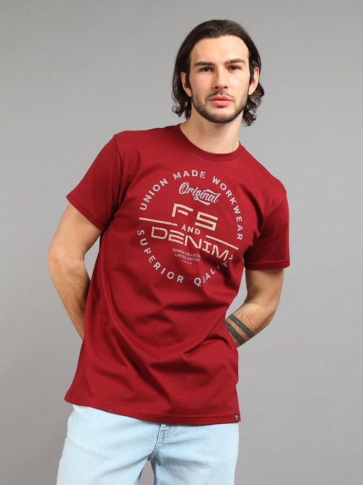 Футболка мужская _ 02285/F5&Denim  фото 4