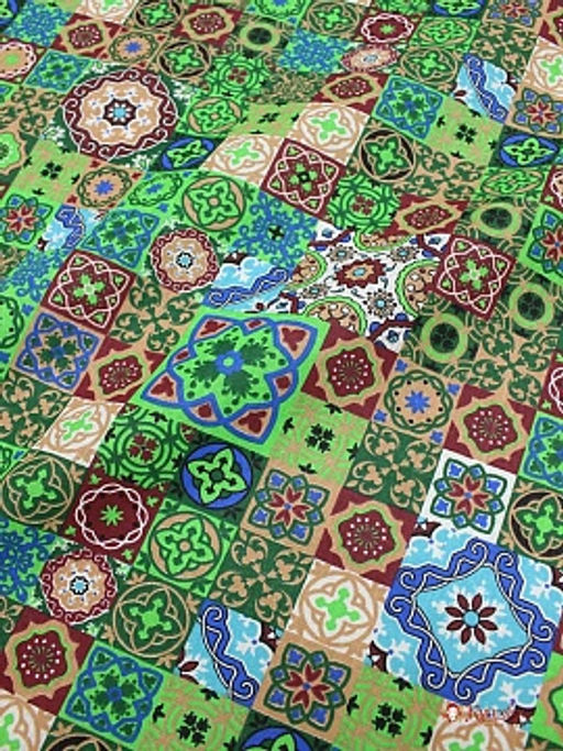 Бязь Маракеш цв.зеленый, ш.1.5м, хлопок-100%, 120гр/м.кв