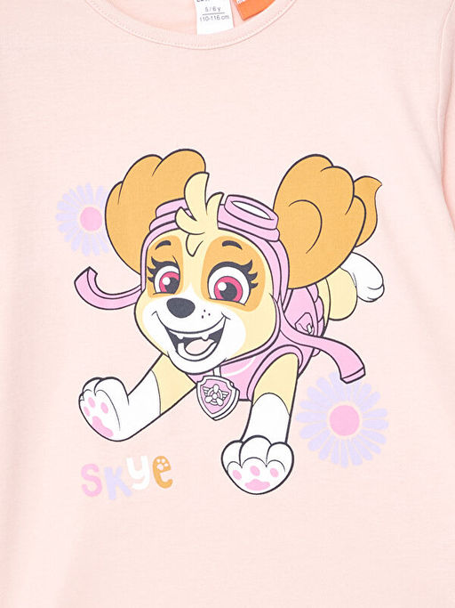 Bisiklet Yaka Paw Patrol Bask?l? K?z Bebek Pijama ?st - Waikiki фото 3