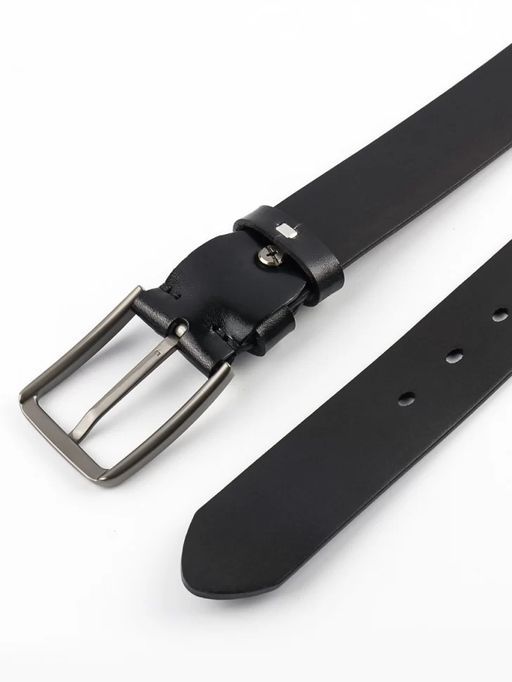 Мужской кожаный ремень Dierhoff ДРК 3054/3-40 Черный