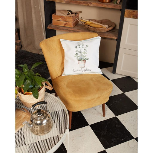 Наволочка декоративная Этель Eucalyptus (вид 2), 48 х 48 см, 100% хлопок  фото 6