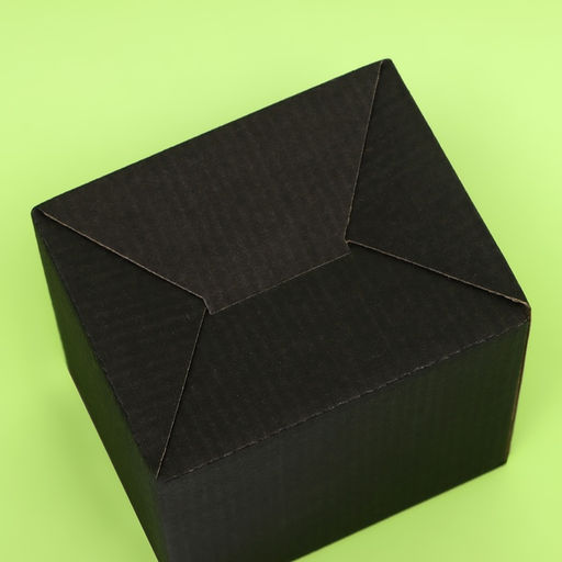 Цена за 10 шт. Коробка под кружку, без окна, черная 12×9.5×12 см