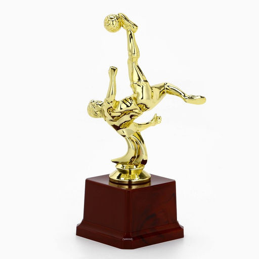 Наградная фигура кубок «Футболист», золото, подставка пластик, 20 см