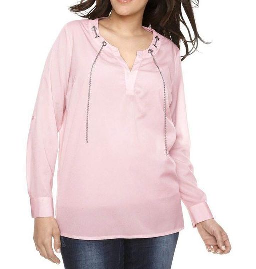 Блузка, розовая - Ashley brooke фото 6