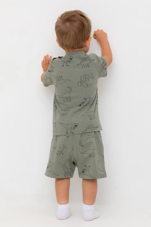 КР 400666/зеленый чай,динозавры к552 шорты д/мал яс