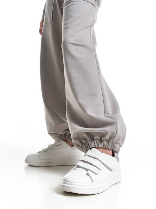 Комплект спортивный для девочки 22-7666 серый - Mini maxi фото 9