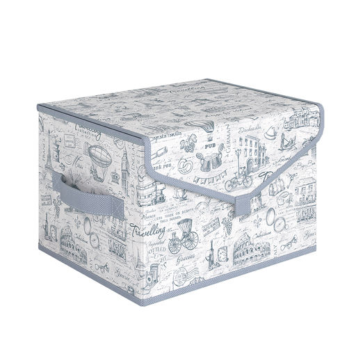 Короб стеллажный с крышкой, малый, 30*25*20 см Valiant  фото 7