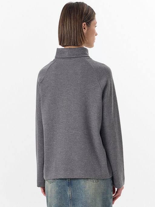 Джемпер женский серый