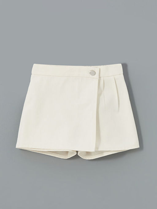 Beli Lastikli Basic K?z ?ocuk ?ort Etek