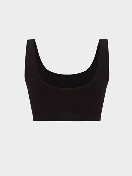 Balensiz Dolgusuz D?z Seamless Sporcu S?tyen