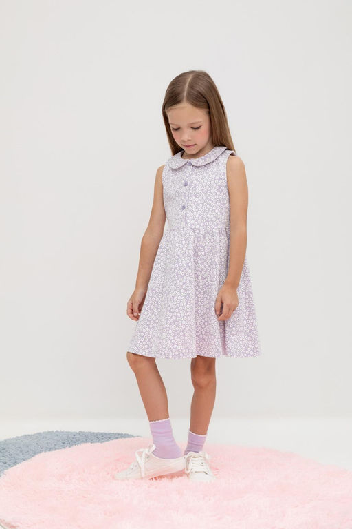 КР 5862/лепесток орхидеи,ромашки к453 платье для дев - Crockid фото 6