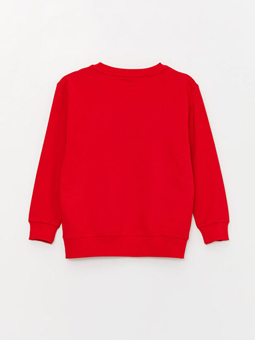 Bisiklet Yaka Y?lba?? Temal? Uzun Kollu Erkek ?ocuk Sweatshirt - Waikiki фото 2