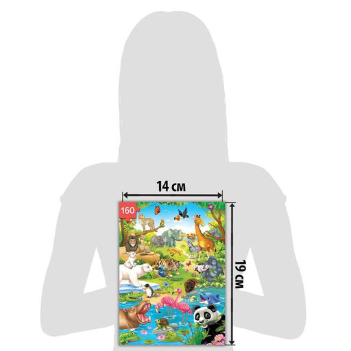 Пазл детский Весёлый зоопарк - Puzzle time фото 4