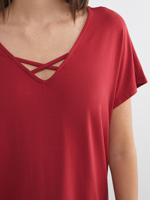 V Yaka Kad?n Pijama Tak?m?