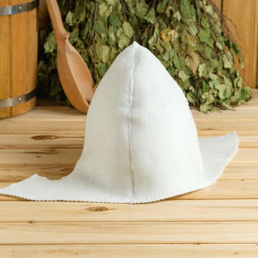 Набор для бани "Будёновец" шапка, коврик, рукавица