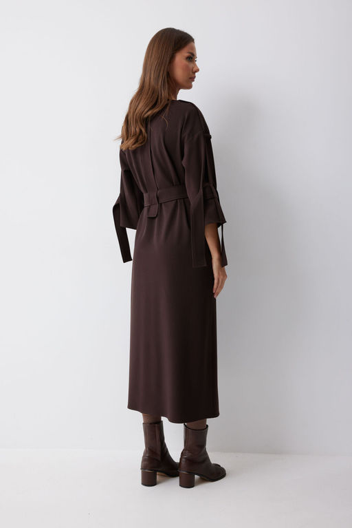 Платье LYUSHe 4212 коричневый  фото 4