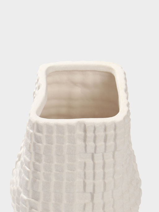 Ваза настольная керамика "Джорадо" 20х11 см, белый