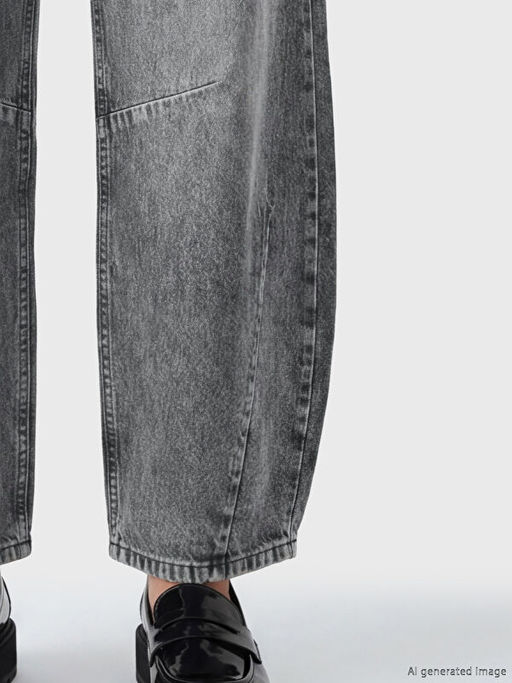 Balloon Fit Kad?n Jean Pantolon