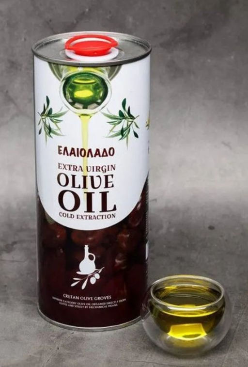 Масло оливковое ж/б Elaiolado Extra Virgin Olive Oil 1 л (Греция) - Sweet Joys фото 3